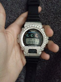 Casio G-Shock Watch with bustdown bezel