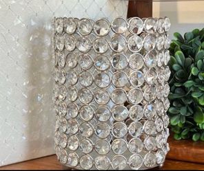 CRYSTAL GLASS BEAD Table Décor Decorative Gift Basket Wedding Card Holder Modern