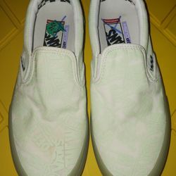 Glow In The Dark Pop Cush Vans Womens Size 8