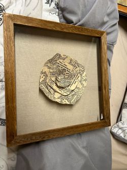 Frame newspaper flower 🌹