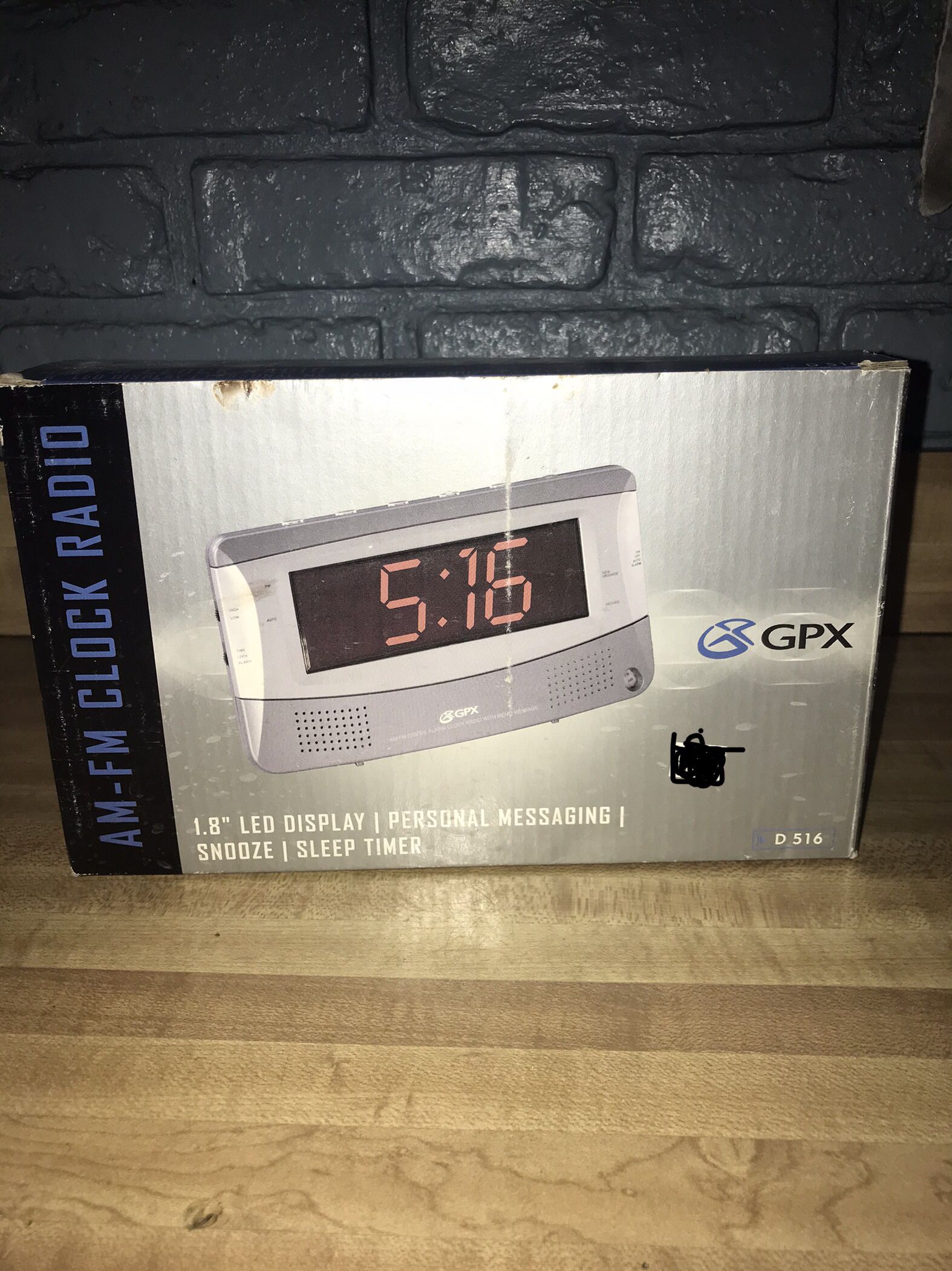 GPX Personal Message Alarm Clock