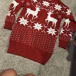 Women’s Christmas Sweater Dress