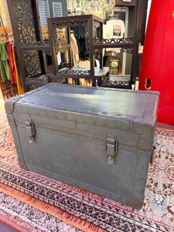 Vintage Industrial Equipment Trunk – General Machine Products – Metal Case