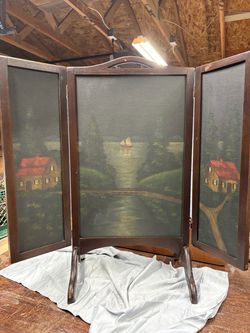 Brothers Ferguson fireplace screen VINTAGE