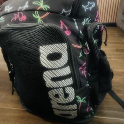 Arena Team Bag pack Swimming Athlete Sports Gym Backpack Training Gear Bag
