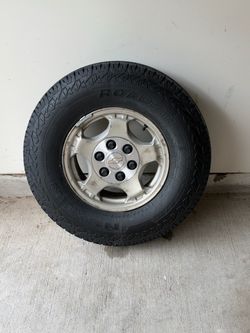 Chevrolet wheel and tire