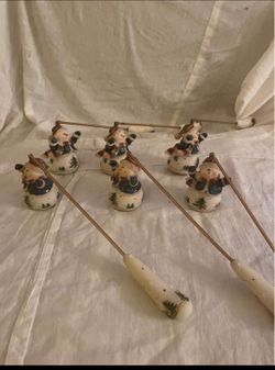 SNOWMAN CANDLE SNUFFERS
