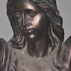 STATUES TWO 6'ft. LADY LAMPS