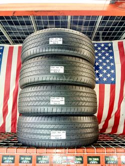 235/60R19 MICHELIN PRIMACY TOUR A/S ALL SEASON GRAND TOURING 235 60 19 USED TIRES SET 