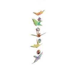 Prosperous Origami Cranes With Wishing Stars