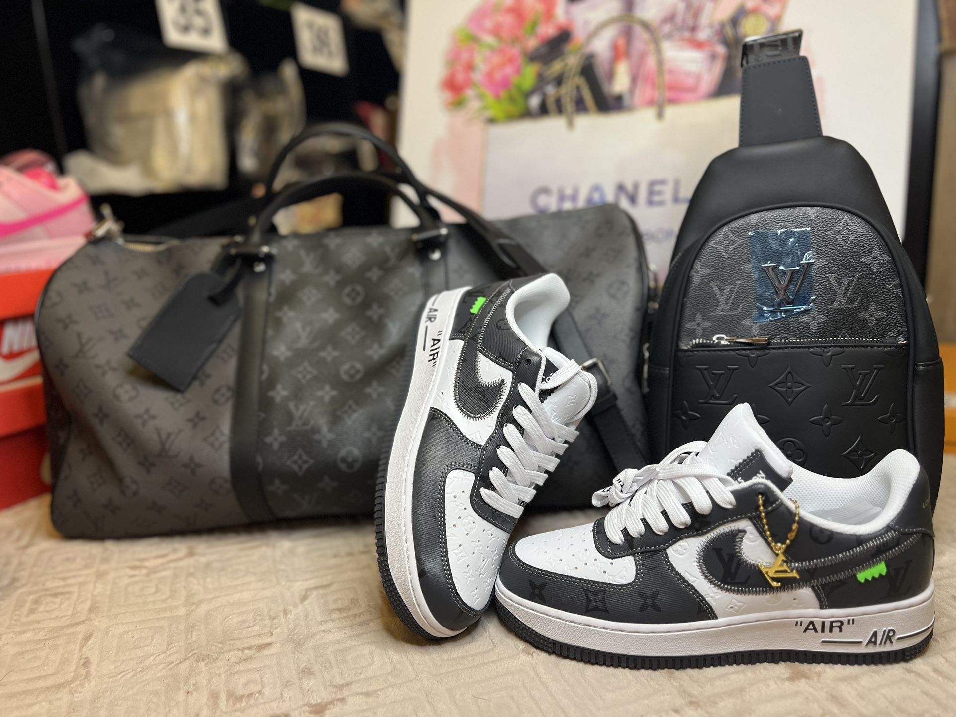 BRAND NEW LV AIR FORCES for Sale in San Antonio, TX - OfferUp