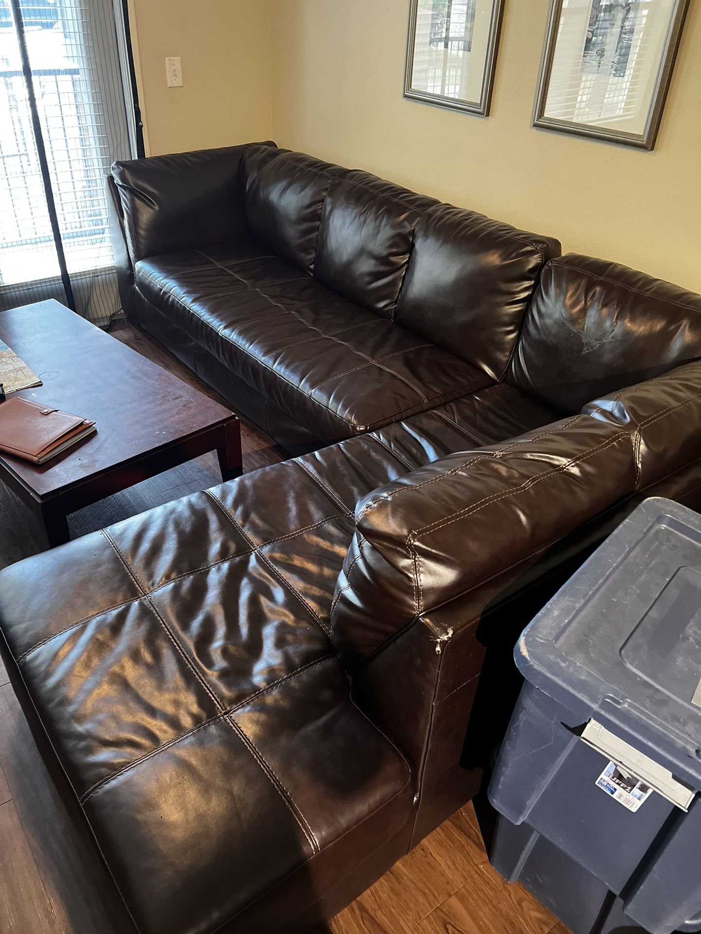 Leather Sectional Couch for Sale in San Antonio, TX OfferUp
