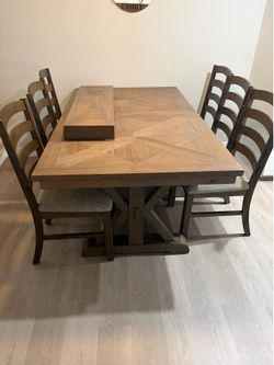 Dining Table For Sale (Used- seats 6)
