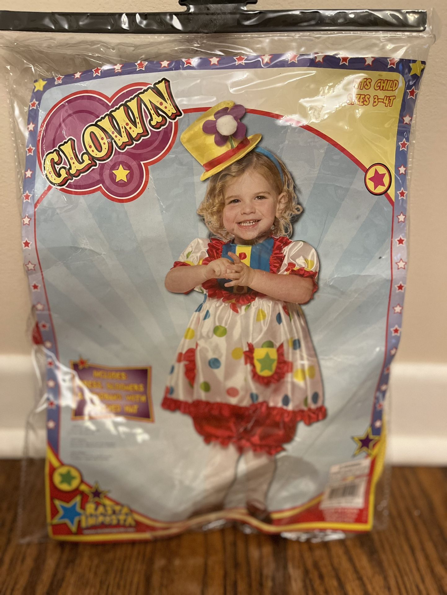 Toddler Clown Costume