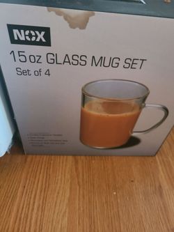 Glass mug set