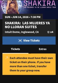 Shakira Tickets
