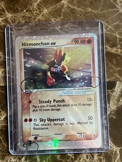 Hitmonchan EX Pokémon Card Holo