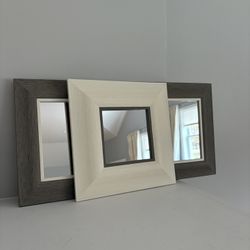 10” X 10”   3  BRAND NEW MIRRORS