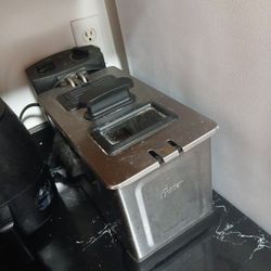 Deep Fryer Black And Silver