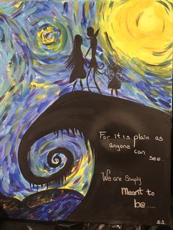 Nightmare Before Christmas Paintings 