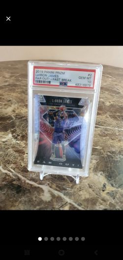 2019 LeBron James Prizm Far Out PSA Graded Gem Mint 10