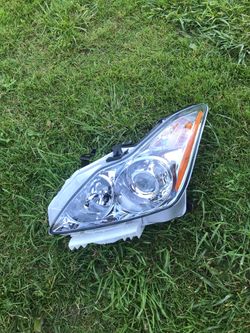 G37 driver side headlight