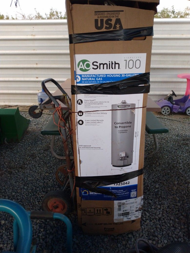 Brand New Water Heater Propane