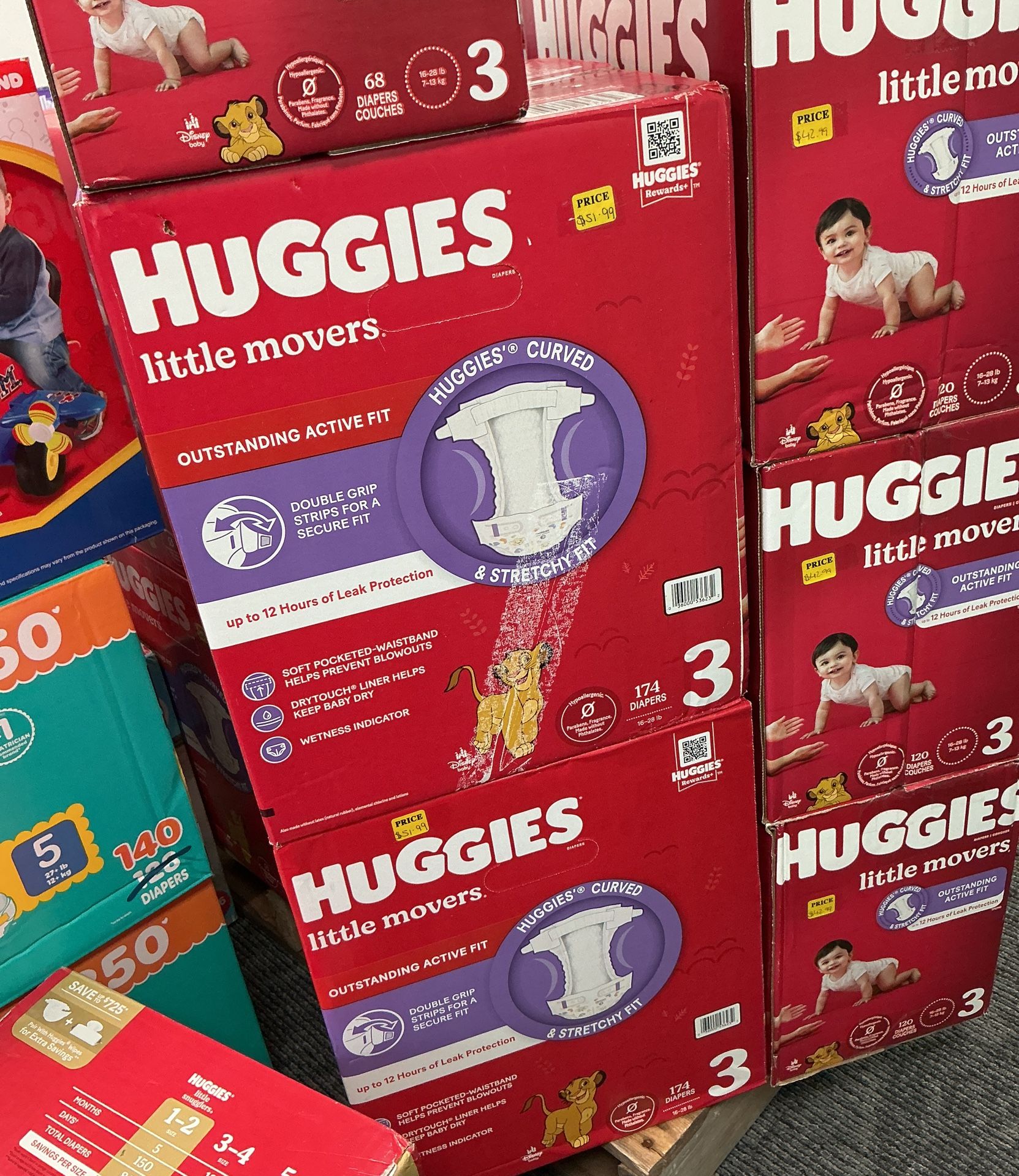 Huggies Diapers Size 3 Count 174 $51.99