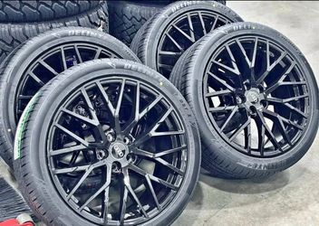 Audi new set of 19” r8 style rims tires pkg a3 a4 a5 a6