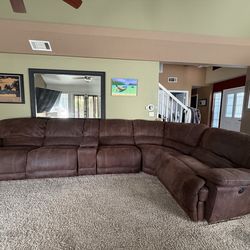 Sectional with 3 power recliners - Macys Purchase