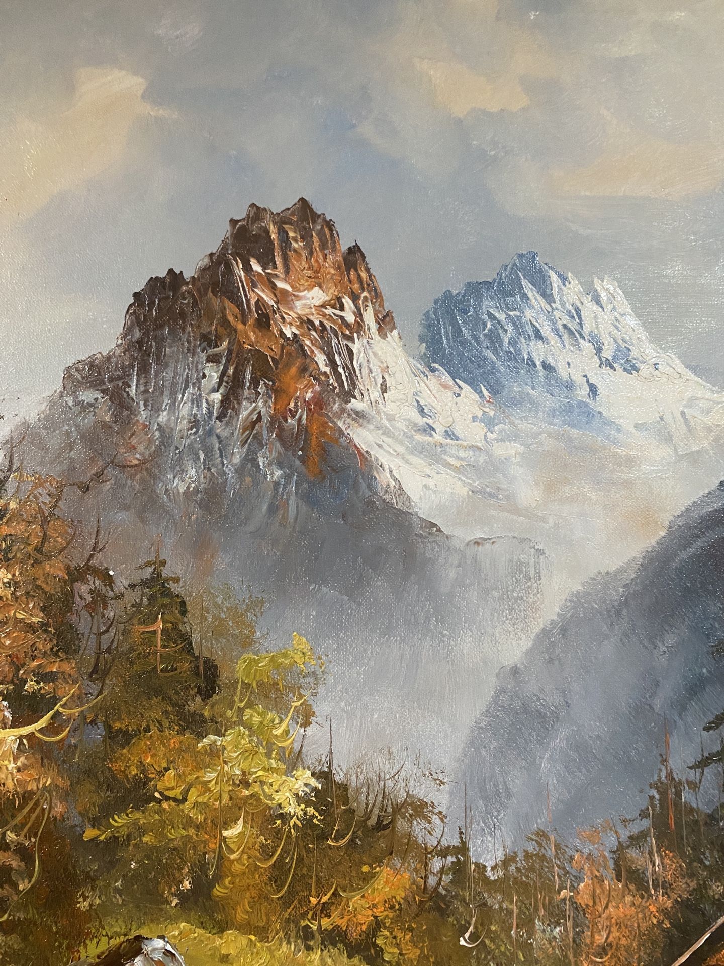 Eugene Wood Original Oil Painting. Estate Sale. Please Contact Before Purchase