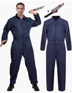 Michael Myers new  Halloween Coverall Costume