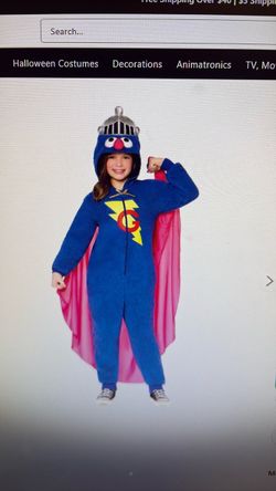 Super Grover Kids Halloween Costume