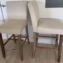Beige Counter Height Stools 26 Inches