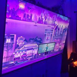 60 In Roku TV With Wall Mount.