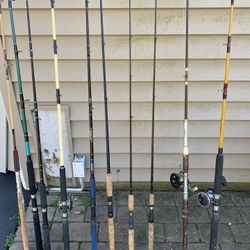 Lamiglass, St Croix & Shakespeare Fishing Rods