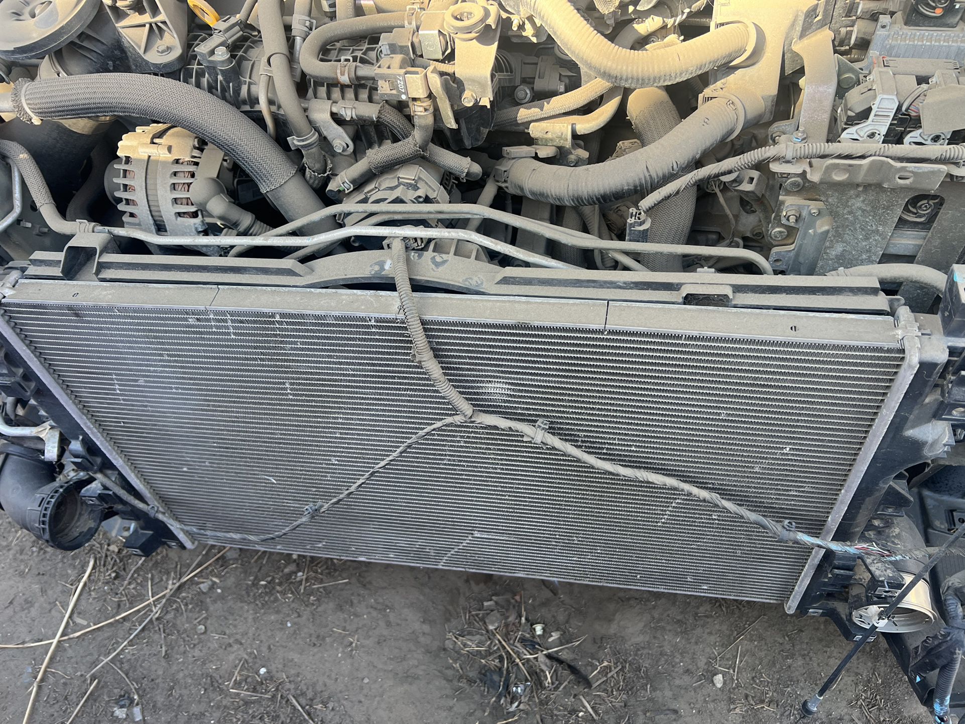2019 Infiniti QX50 Complete Radiator Condenser With Fans