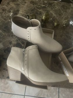 Beige Booties