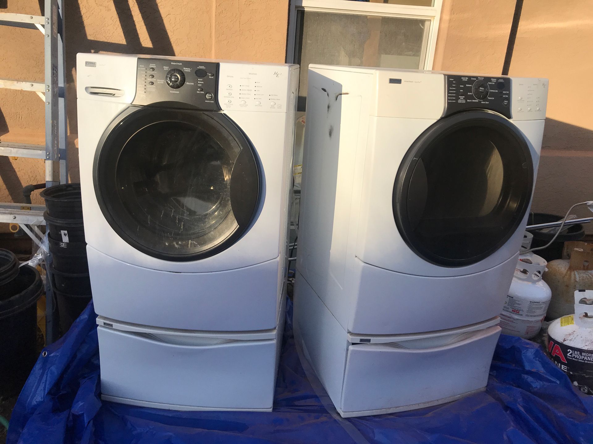 Kenmore Elite quietpak smartheat Washer And Dryer 2006 excellent working condition