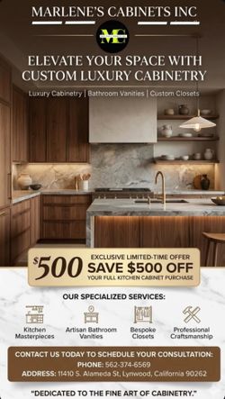 Custom kitchen cabinets