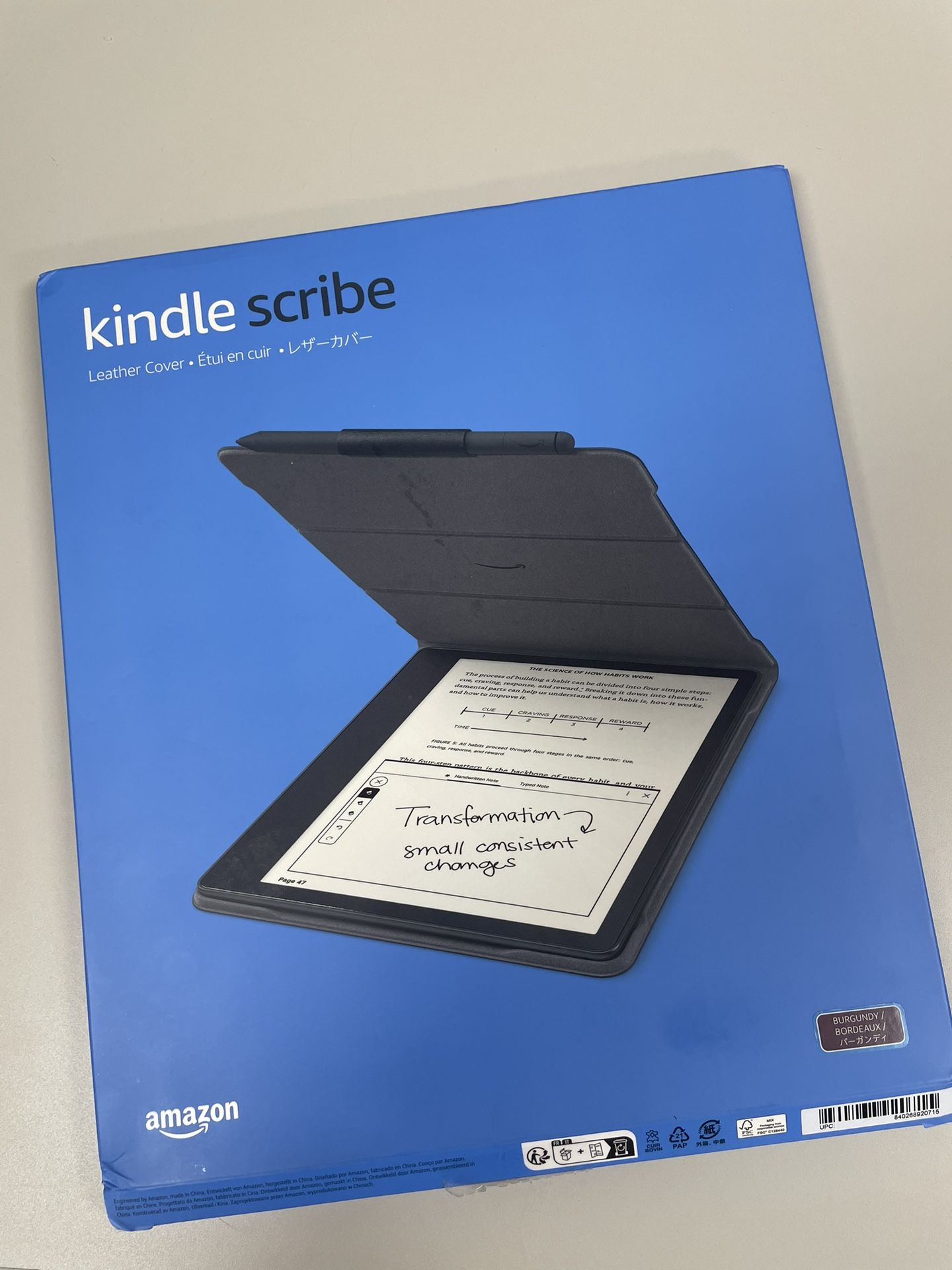 BRAND NEW KINDLE & COVER FOR SALE
