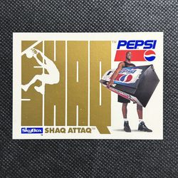 1993-94 Skybox Pepsi Shaq Attaq Shaquille O'Neal #NNO Orlando Magic