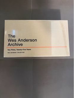 Wes Anderson Archive By Criterion Brand New and Sealed