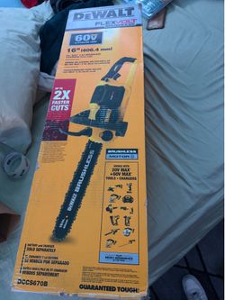 Dewalt chainsaw 60v flex volt