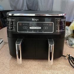 NINJA AIR FRYER DOUBLE DROORS