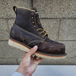 Size 7.5 M Duradero Work Boots Steel Toe 