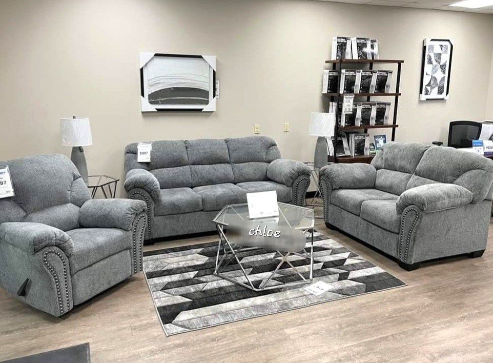 
{ASK DISCOUNT COUPON🍥 sofa Couch Loveseat  Sectional  , sleeper recliner daybed futon ]
Allmx Pewter Living Room Set