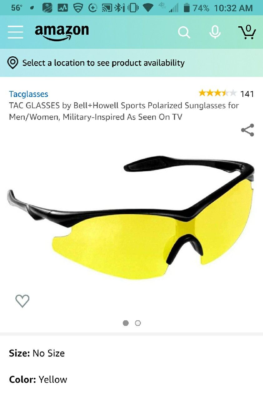 Bell Howell tac sunglasses