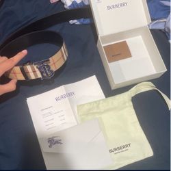 Burberry belt