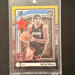 Kel’el Ware Optic Rated Rookie Black Gold Velocity /8